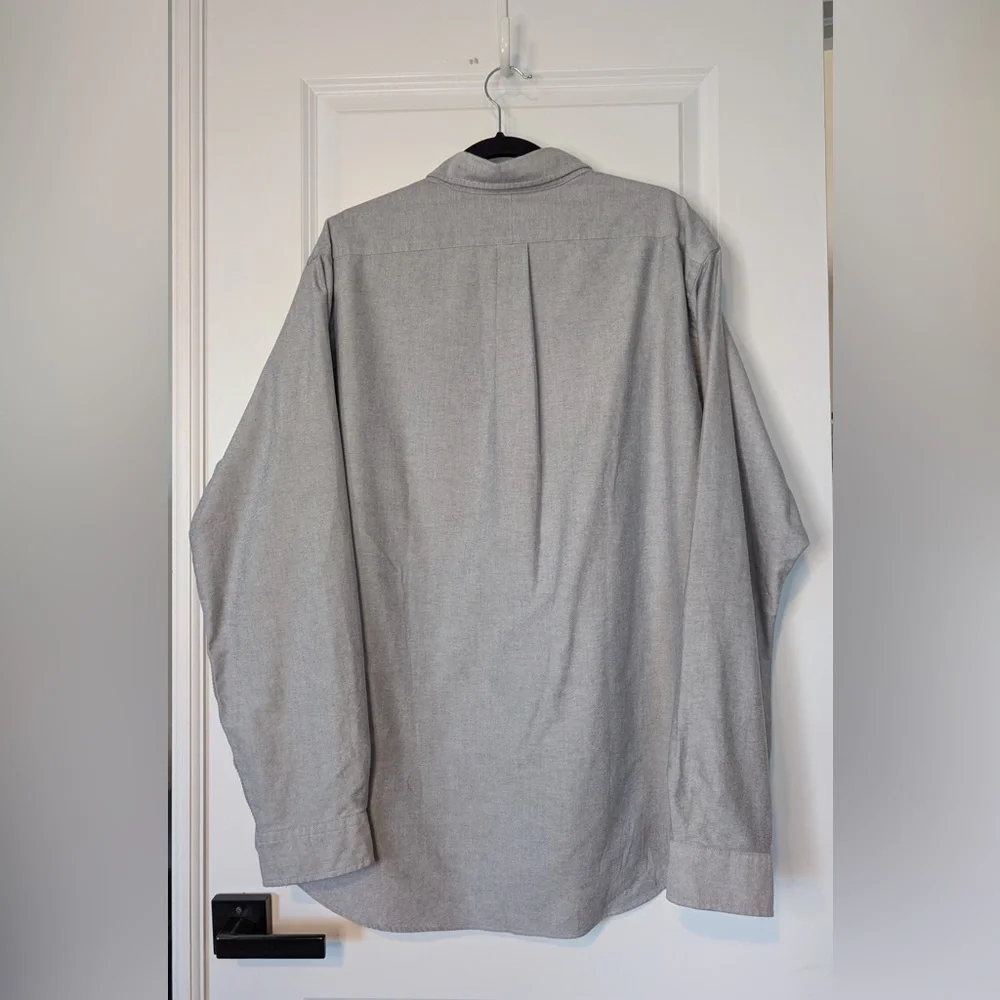 Ralph Lauren Men’s Classic Fit Button Down Shirt Gray Size XXL